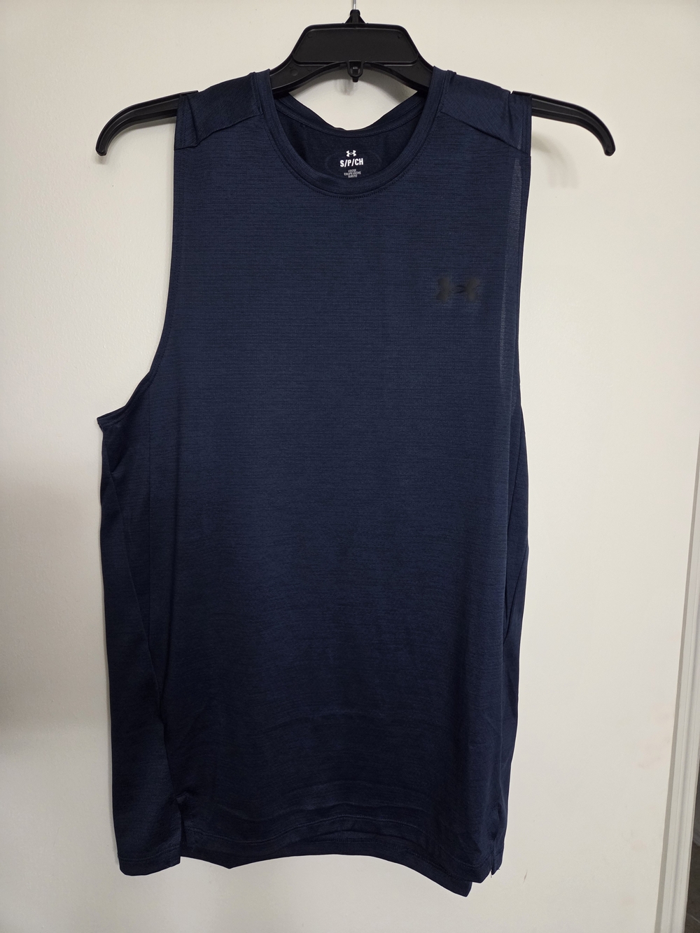 Under Armour Men's Dark Blue Sleeveless Training Tank